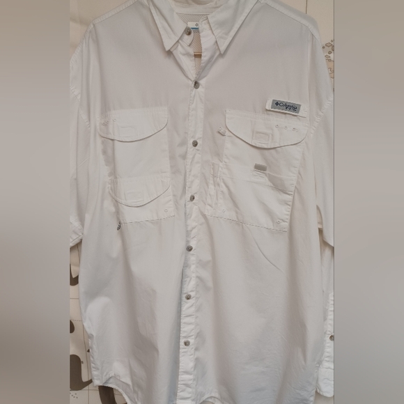 Columbia Men's White Shirt Size XL - Picture 4 of 14